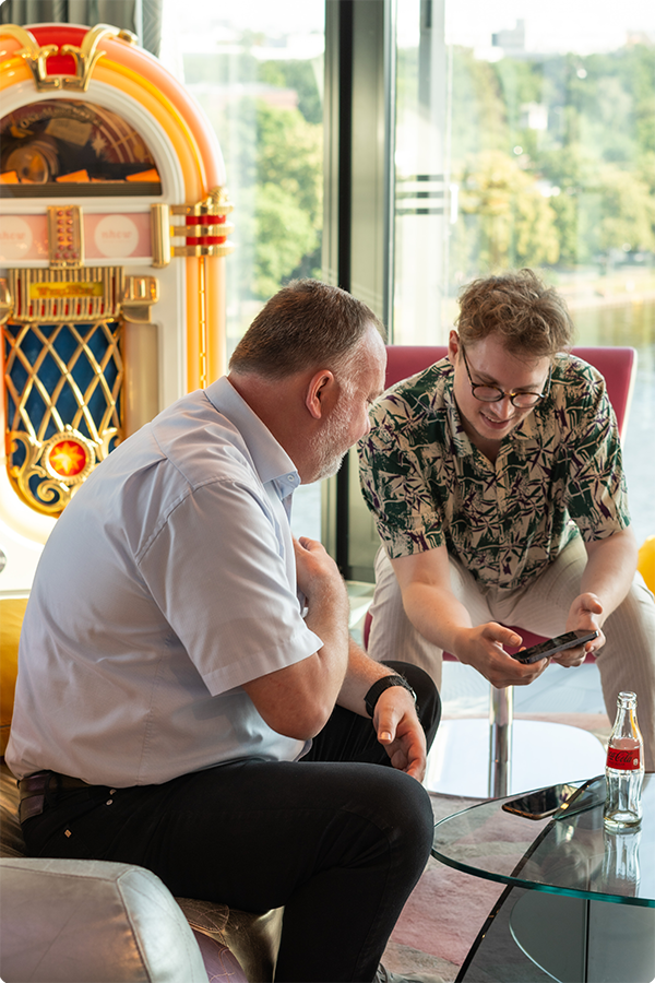 Mitarbeiter von samecon beim Teambuilding-Event.